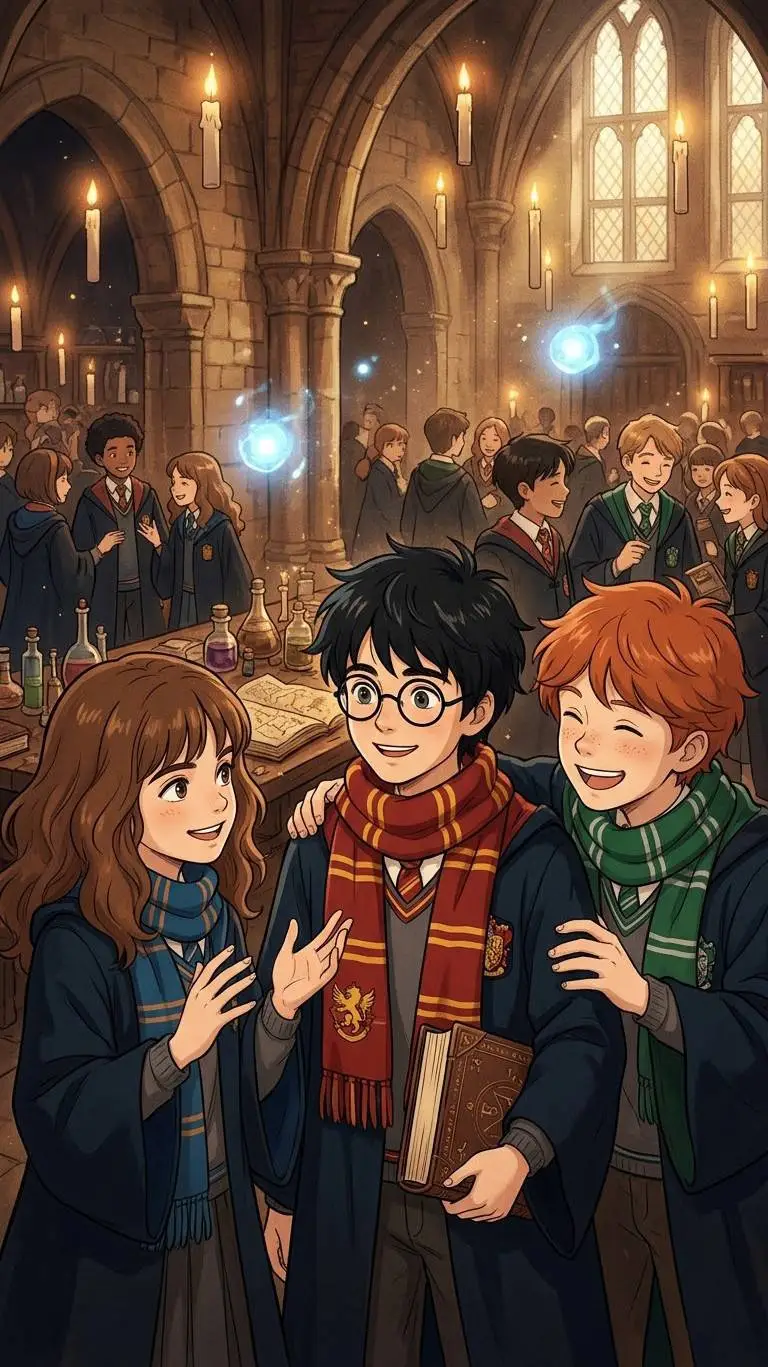 ai character: Harry potter background
