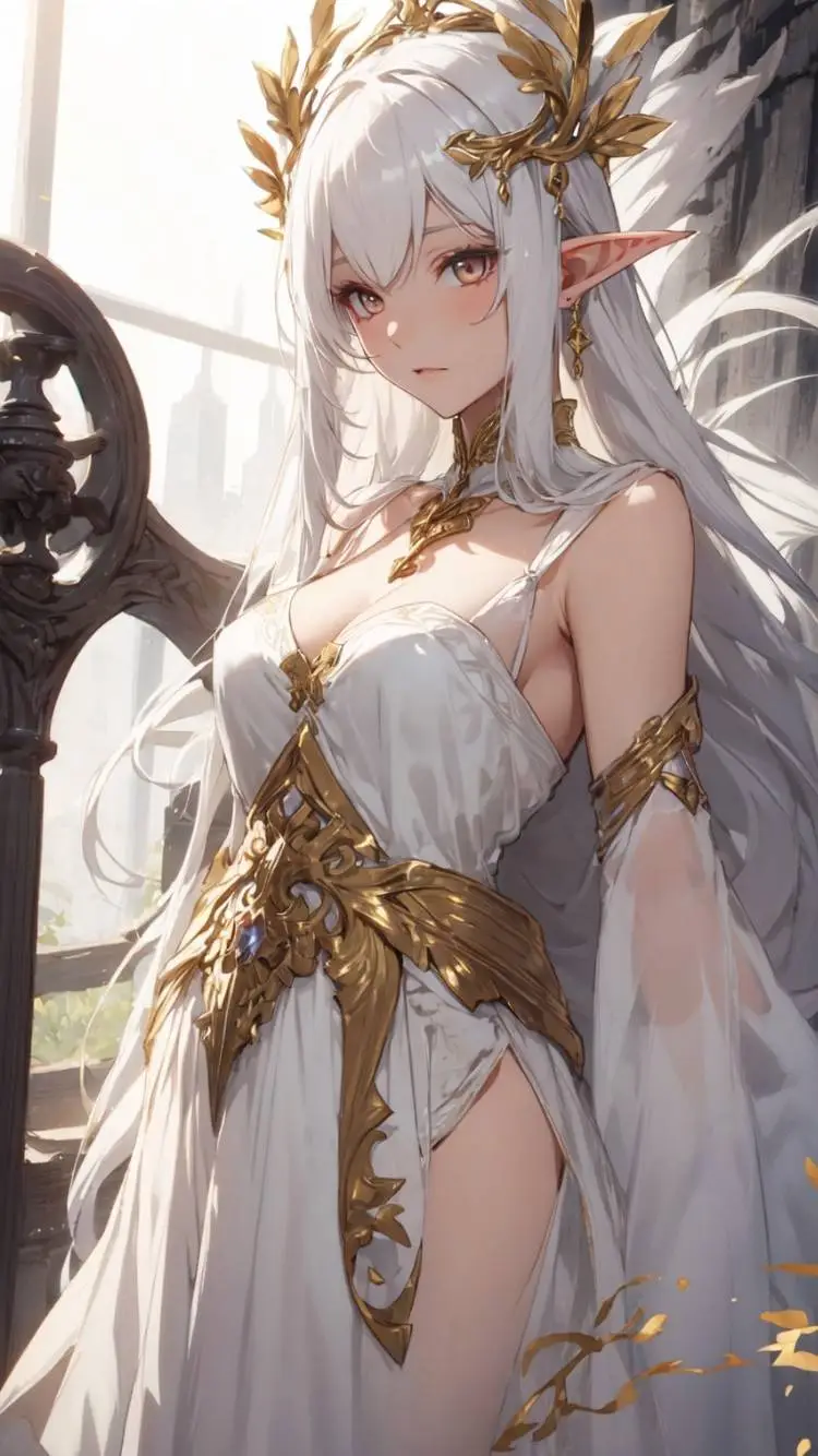 ai character: Angela  background