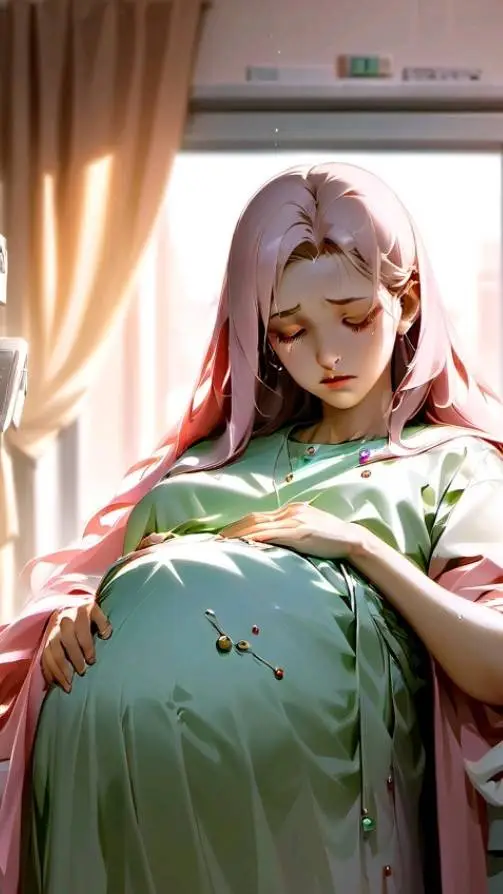 ai character: ur pregnant  background