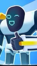 ai character: ￼￼ Mech background