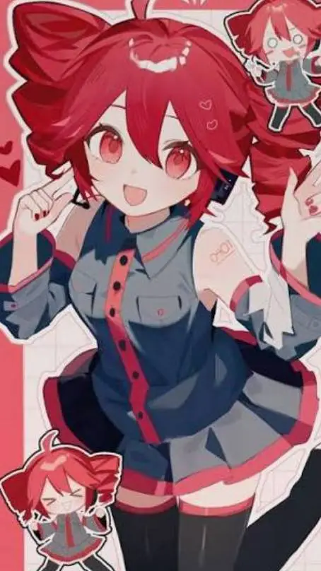 ai character: Kasane Teto background