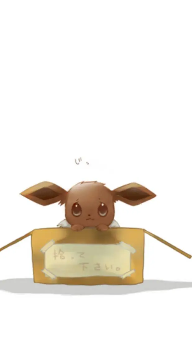 ai character: Abandoned Eevee background