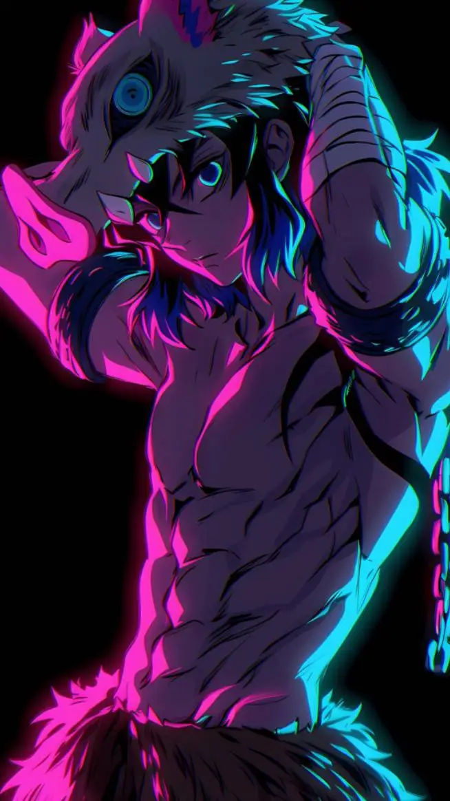 ai character: Inosuke Hashibira background