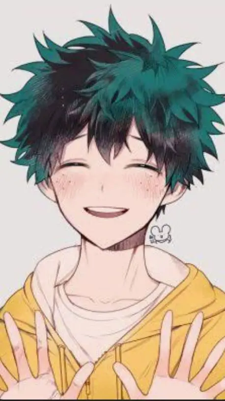 ai character: Deku - sick background
