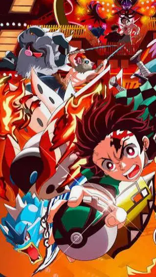 ai character: KNY x PKMN background