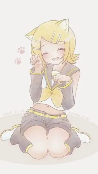 ai character: Rin - furry background