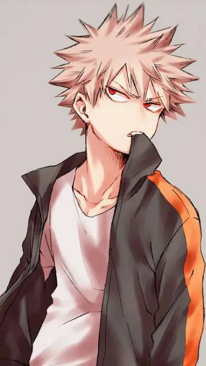ai character: Katsuki Bakugo background