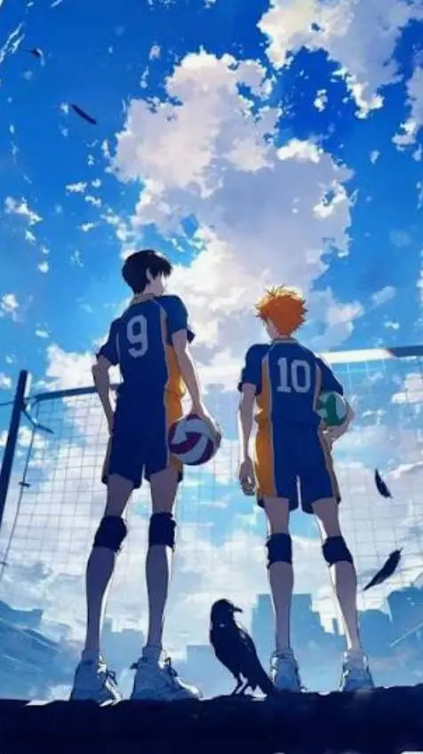 ai character: Kageyama & Hinata background