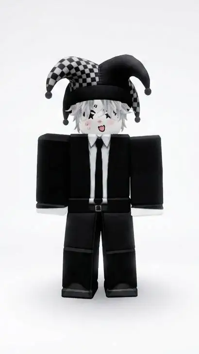 ai character: azuliox black background