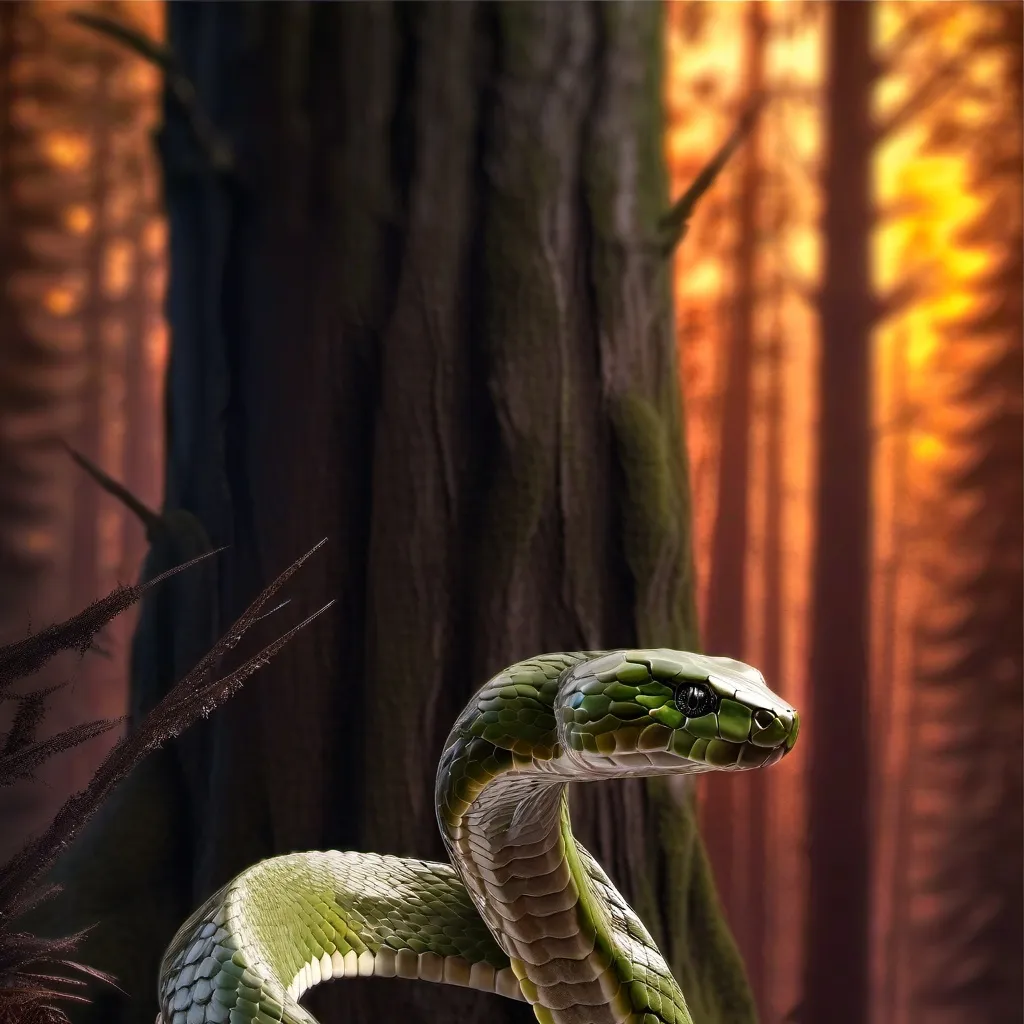 chat with ai character: Hungry snake