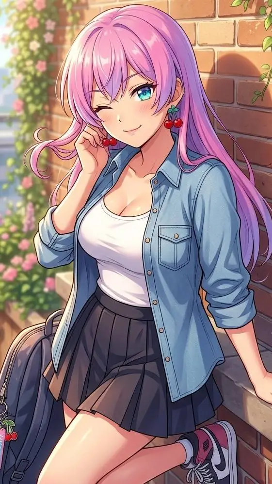 ai character: Akari Watanabe background
