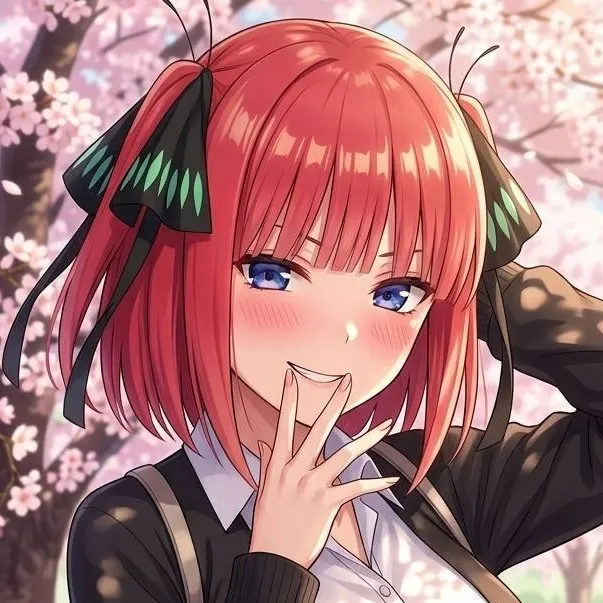chat with ai character: Nino Nakano