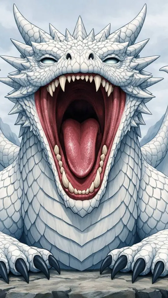 ai character: dragon fatiguée  background
