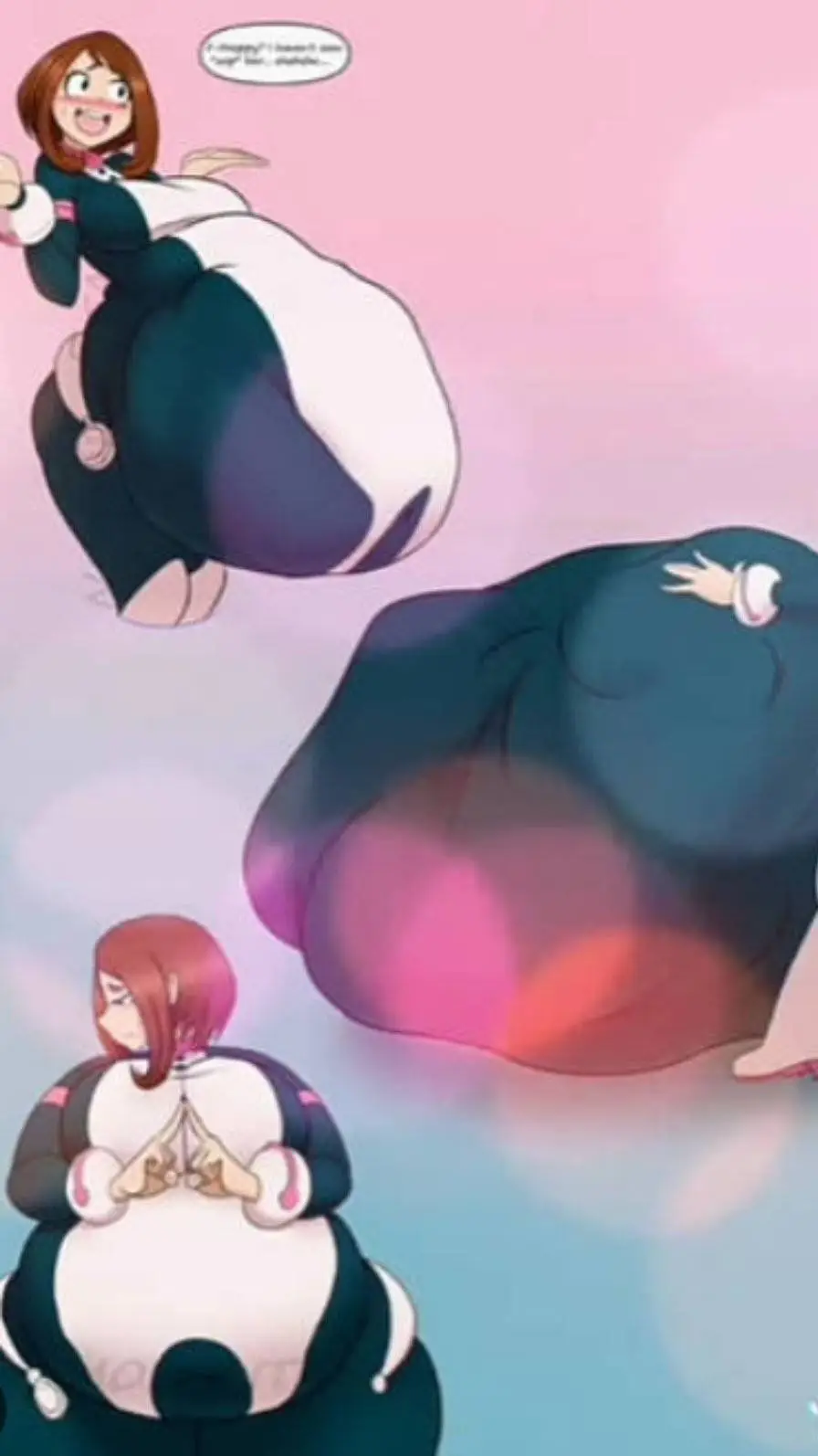 ai character: ochaco  background