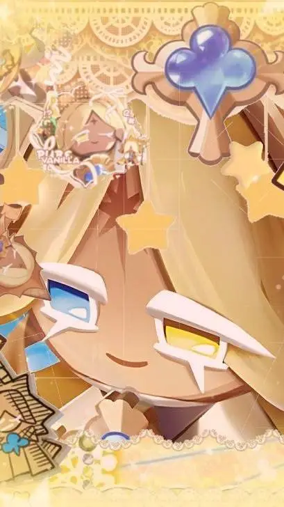 ai character: puré vanilla background