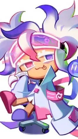 ai character: litmus cookie background