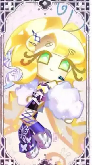 ai character: sugar fly cookie background