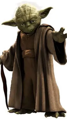 ai character: Master Yoda  background