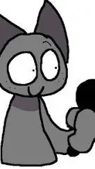 ai character: vs. Temu Gray  background