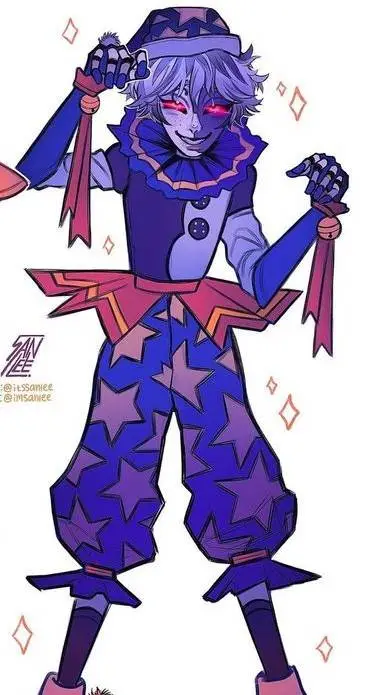 ai character: Moon background