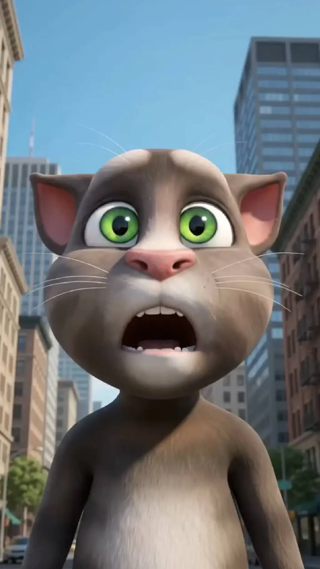 ai character: talking Tom  background