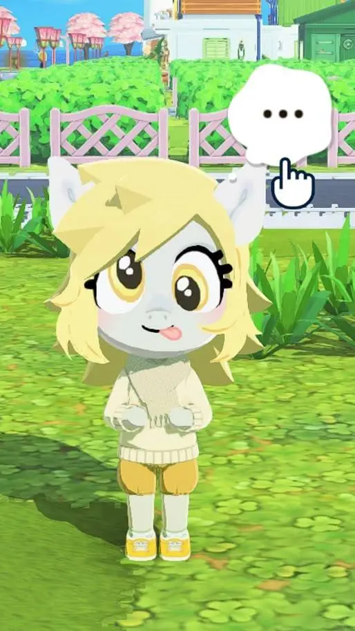 ai character: Derpy mii background