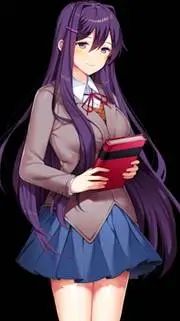 ai character: DDLC background