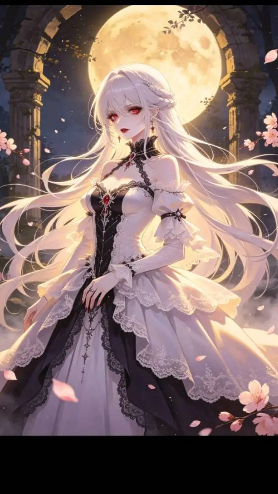 ai character: Rose vampire 👑 background