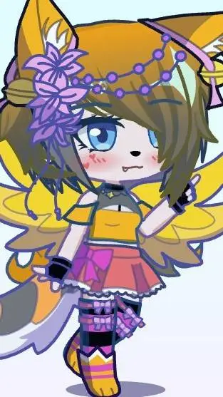 ai character: Foxwolfsilly  background