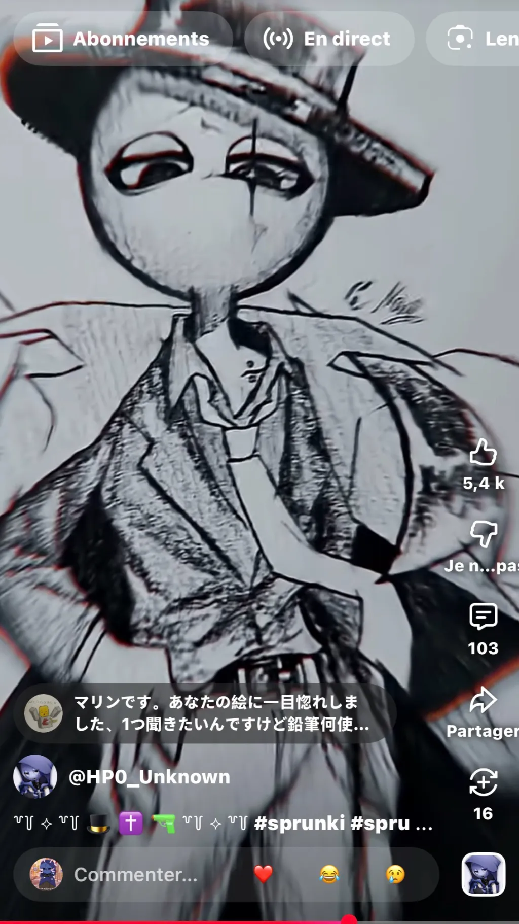 ai character: Black le démon background
