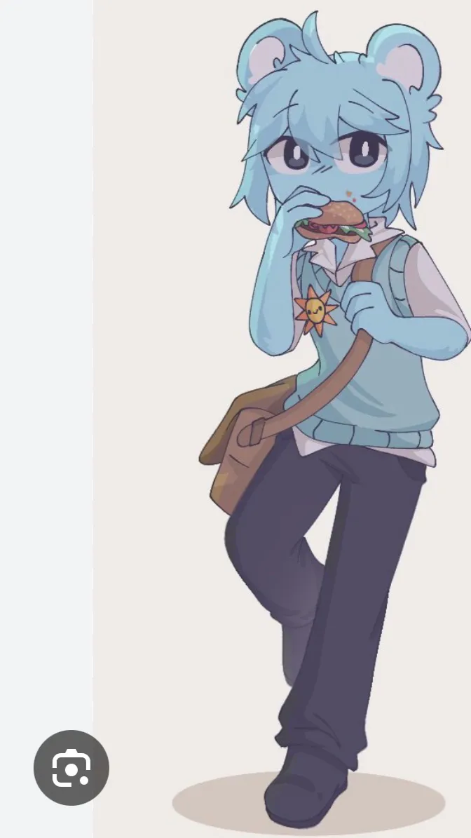 ai character: Sky l’ours background