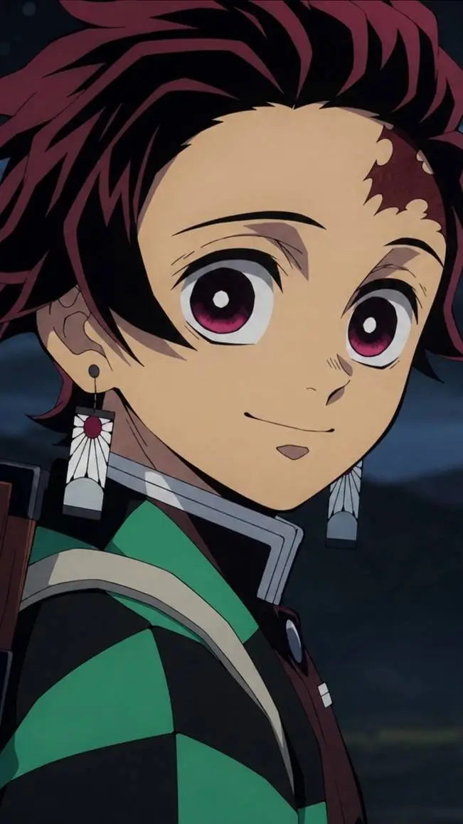 ai character: tanjiro background