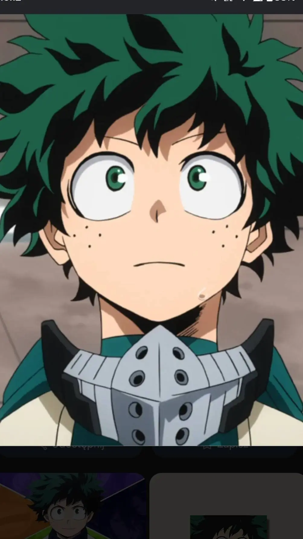 ai character: Deku background