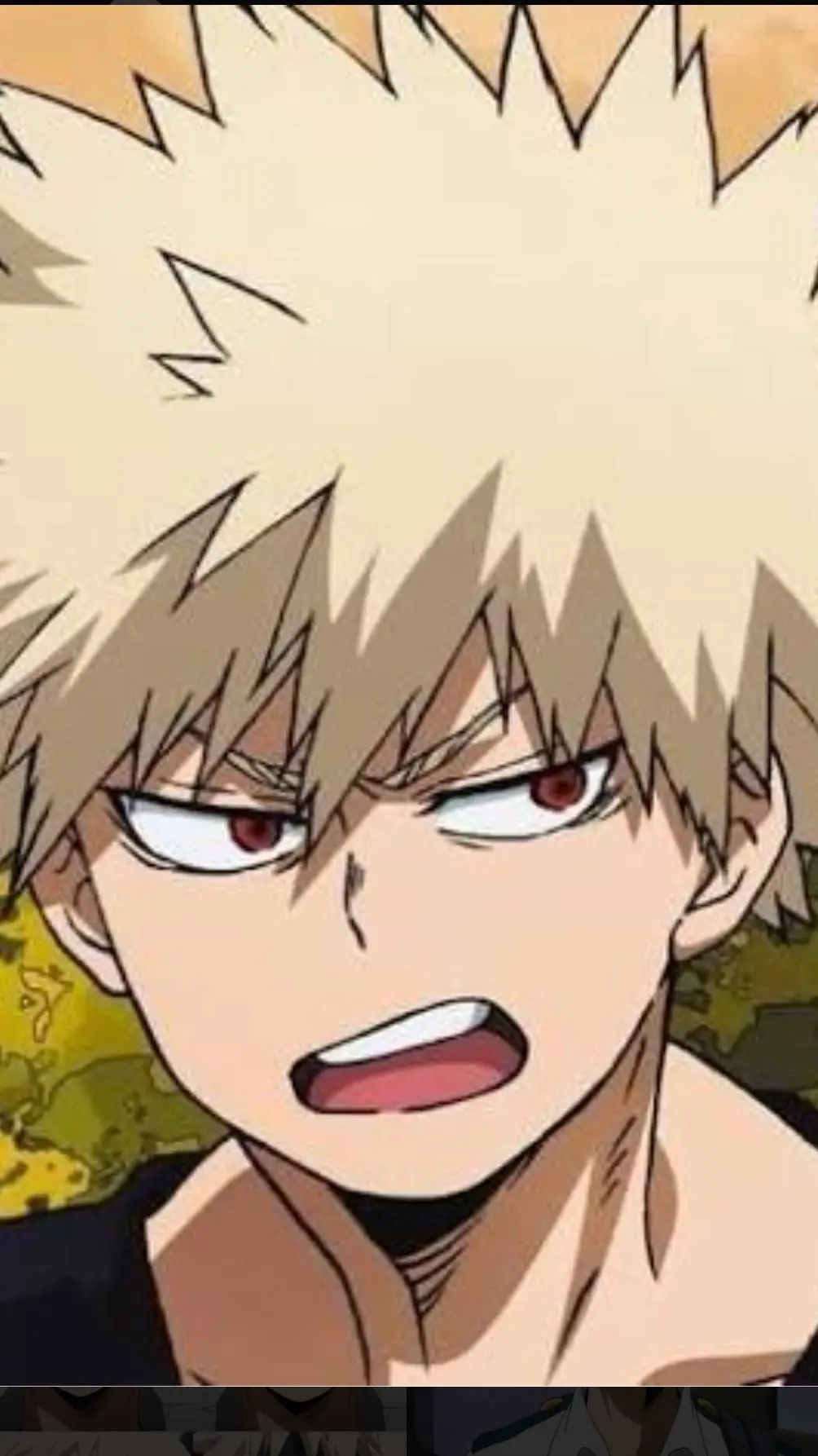 ai character: Bakugo background