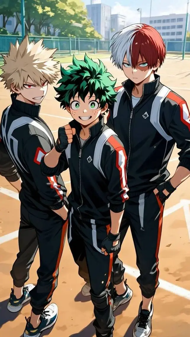 ai character: TodoBakuDeku background