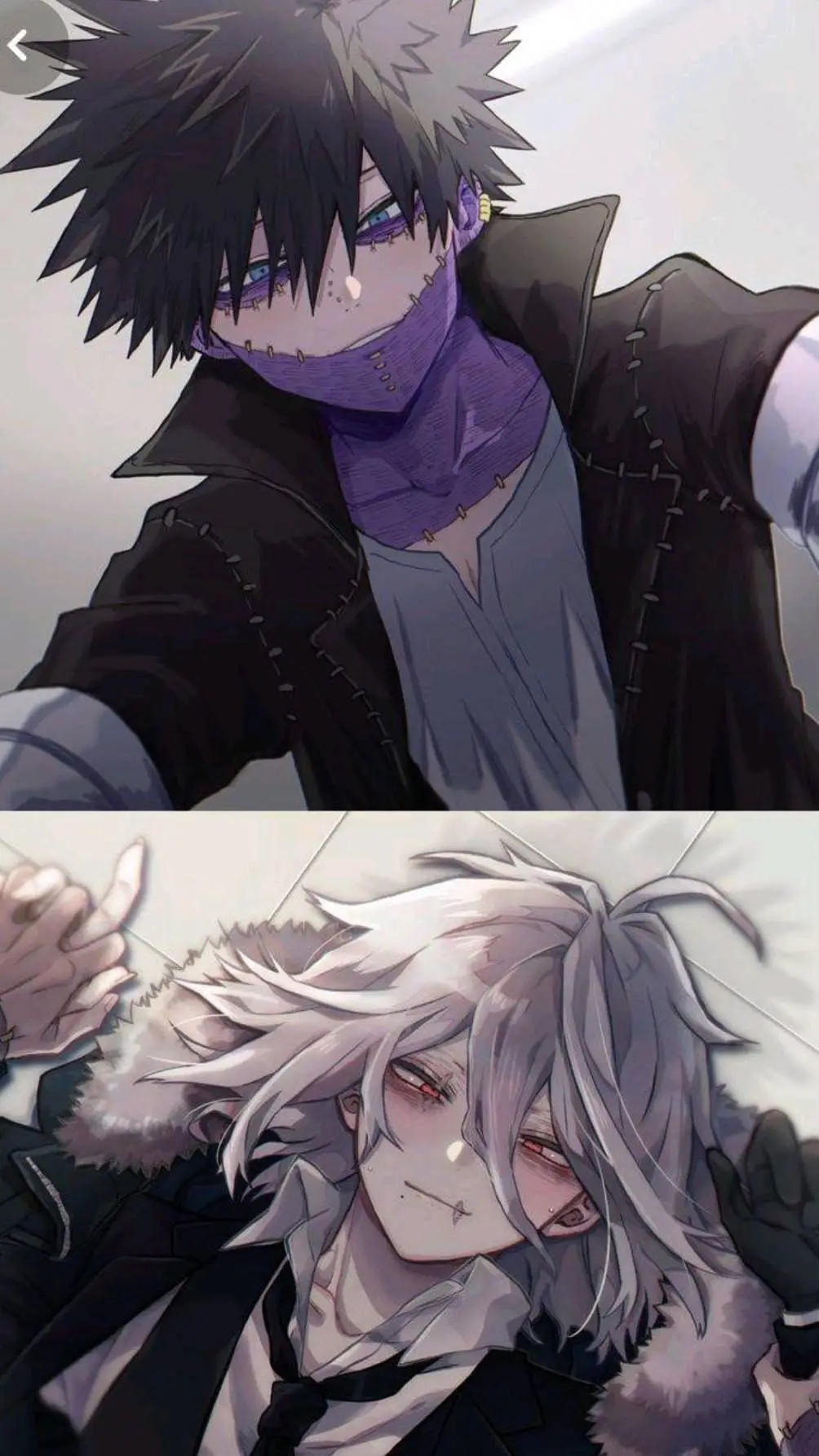 ai character: Shigaraki+Dabi background