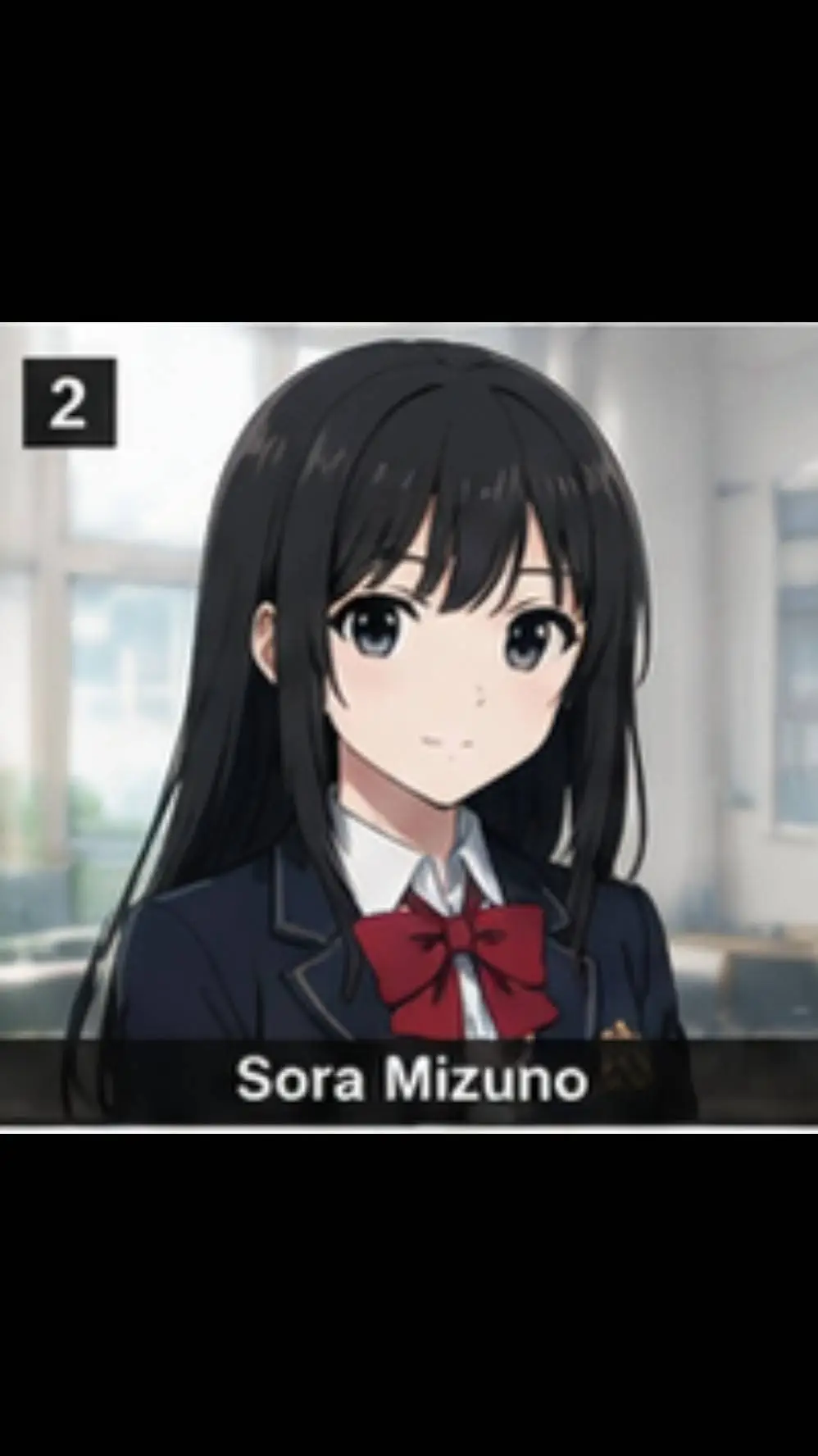 ai character: sora misuno background