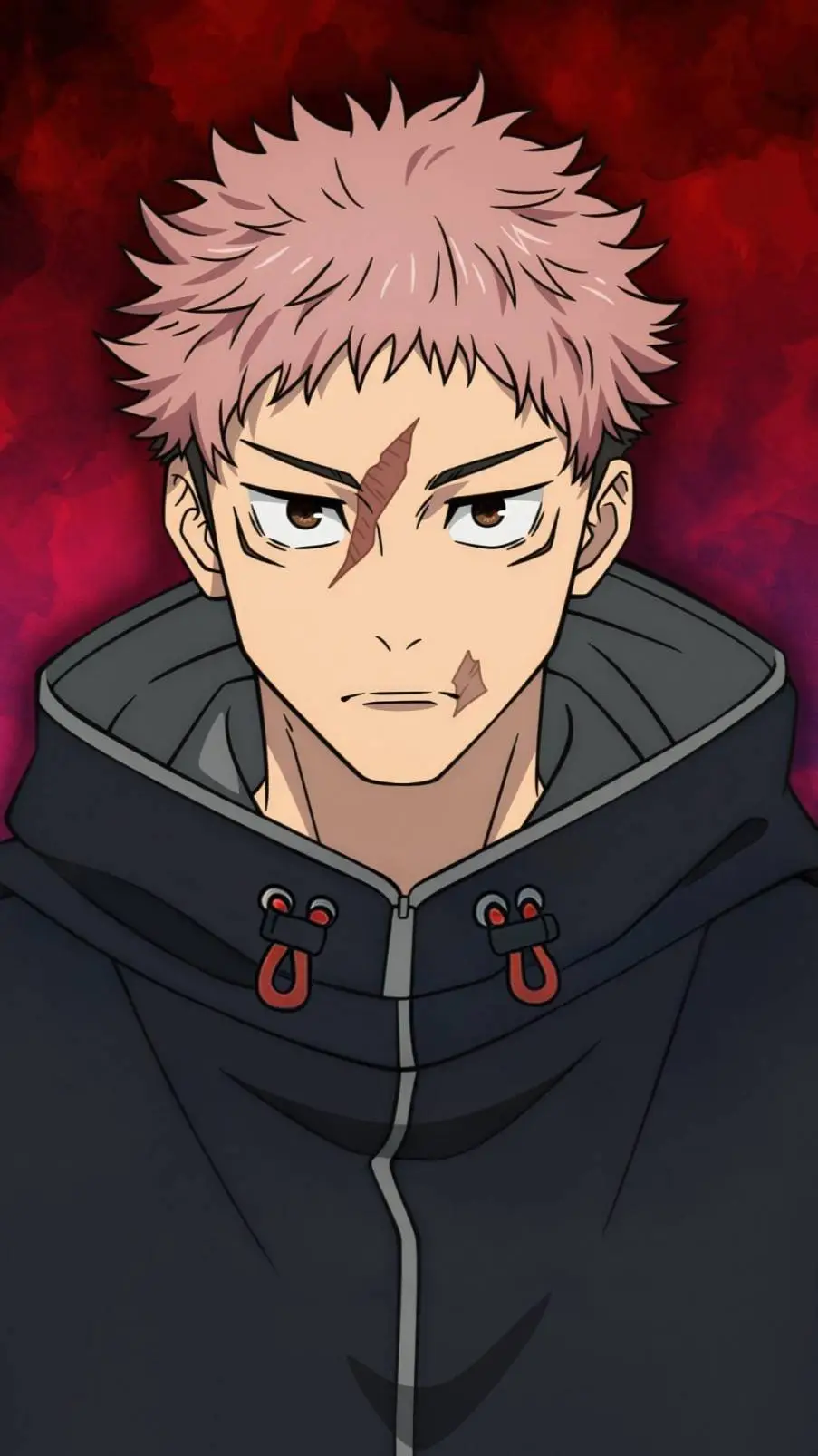 ai character: yuji itadori  background