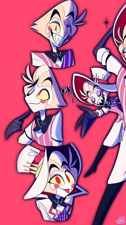 ai character: 𖤐Lucifer. M𖤐 background