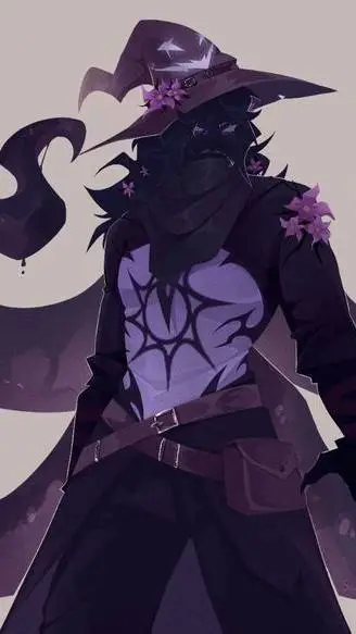 ai character: 💜azure🖤 background