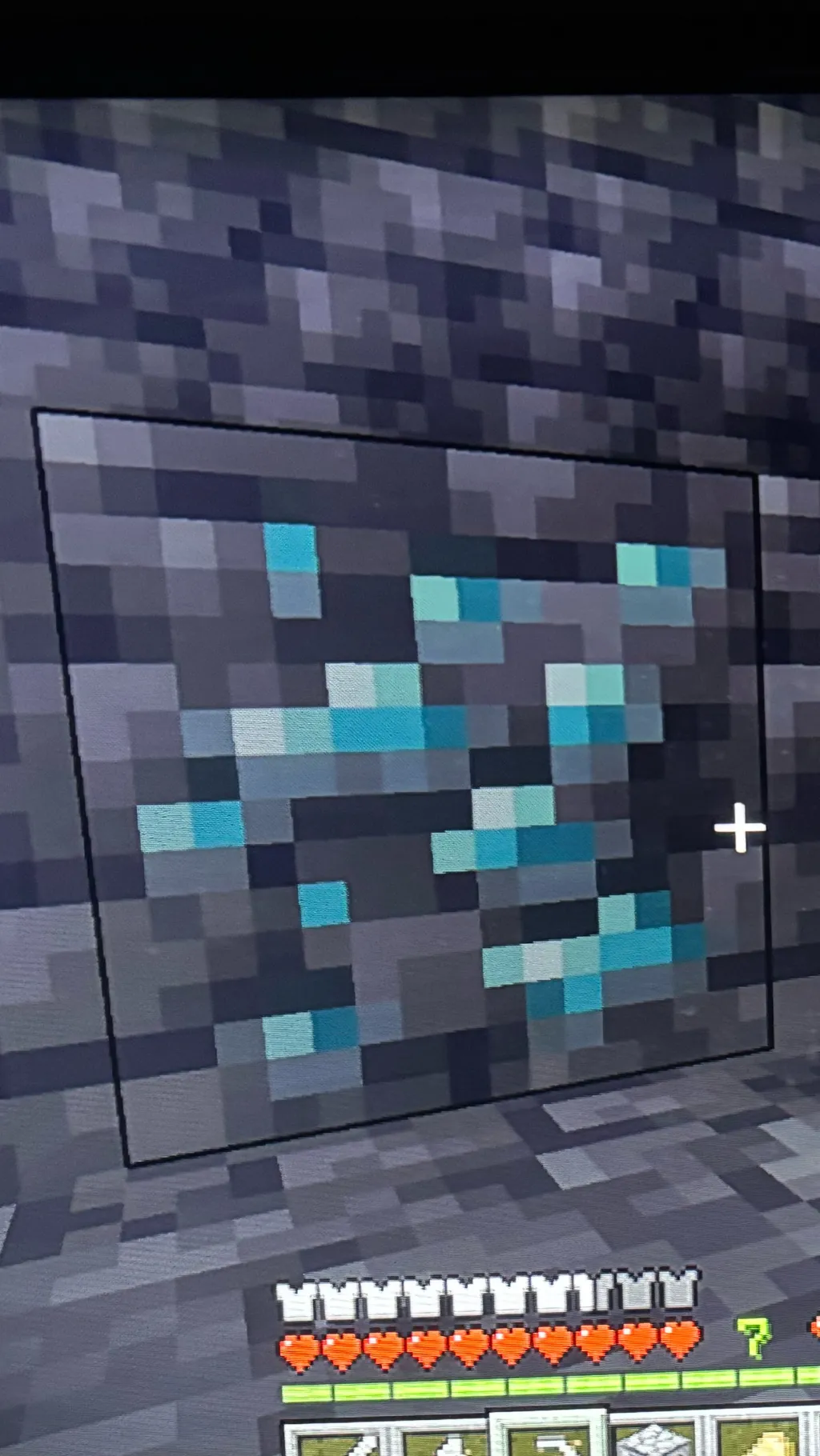 ai character: Diamond ore￼ background