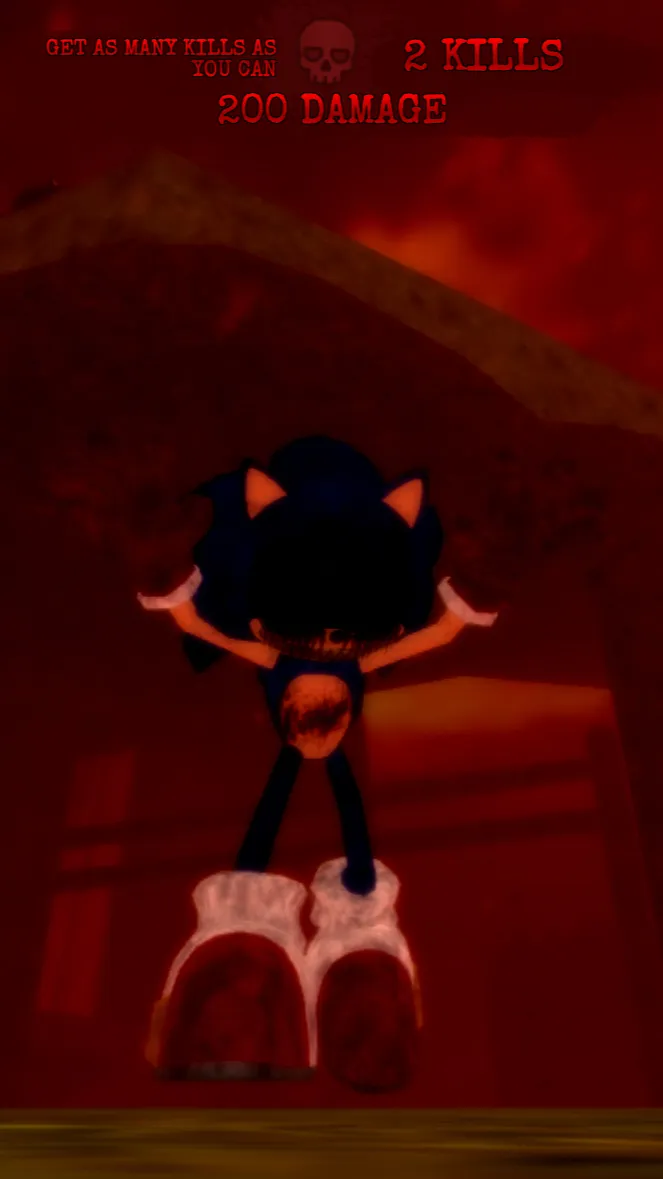 ai character: Sonic.EXE￼ background