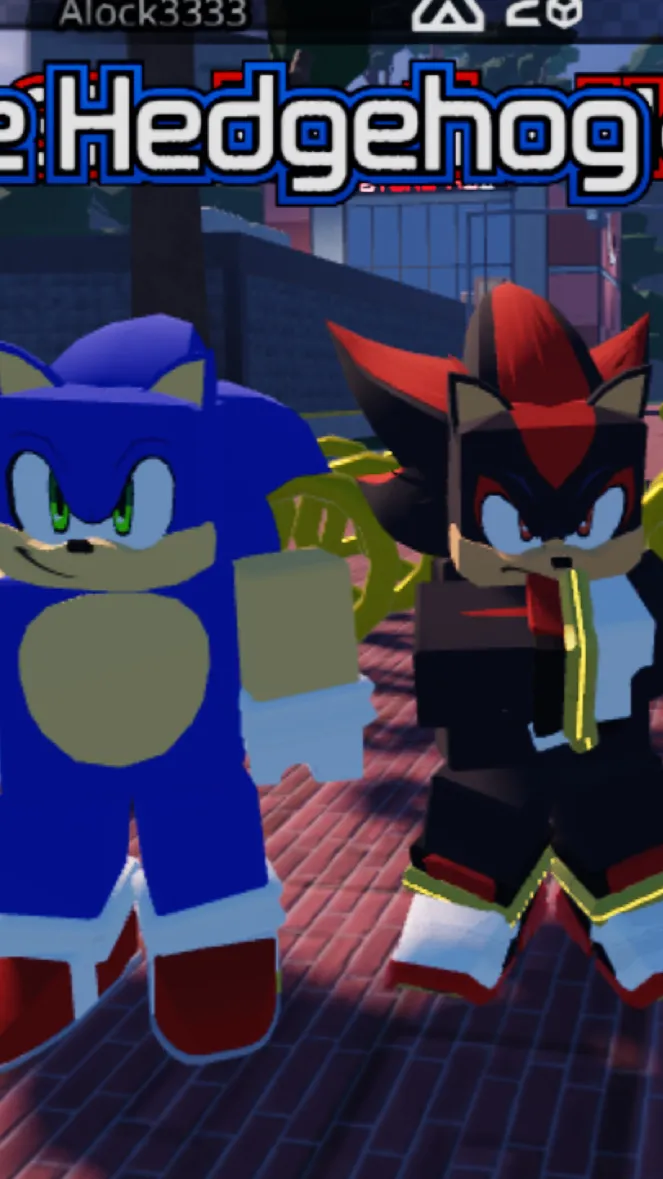 ai character: Sonic x shadow background