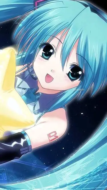 ai character: miku background