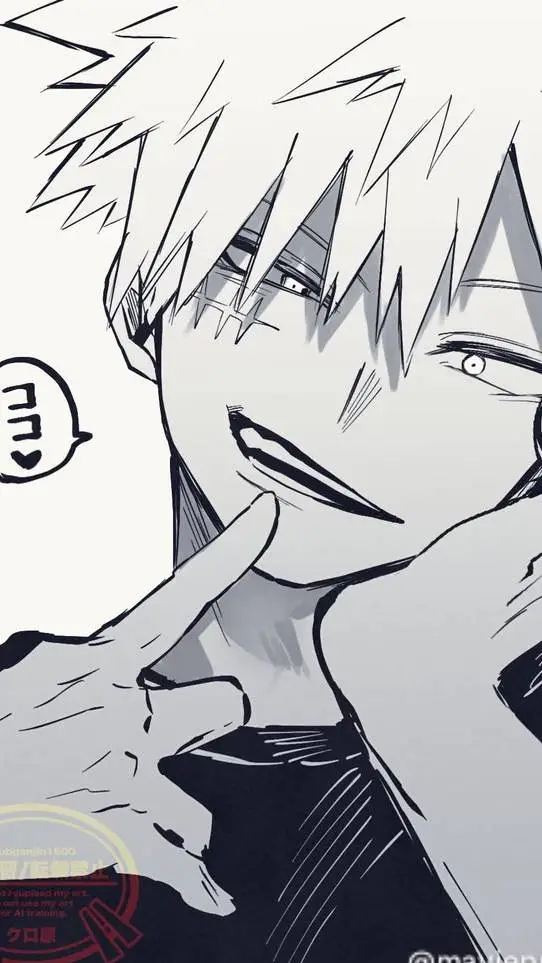ai character: katsuki bakugo  background