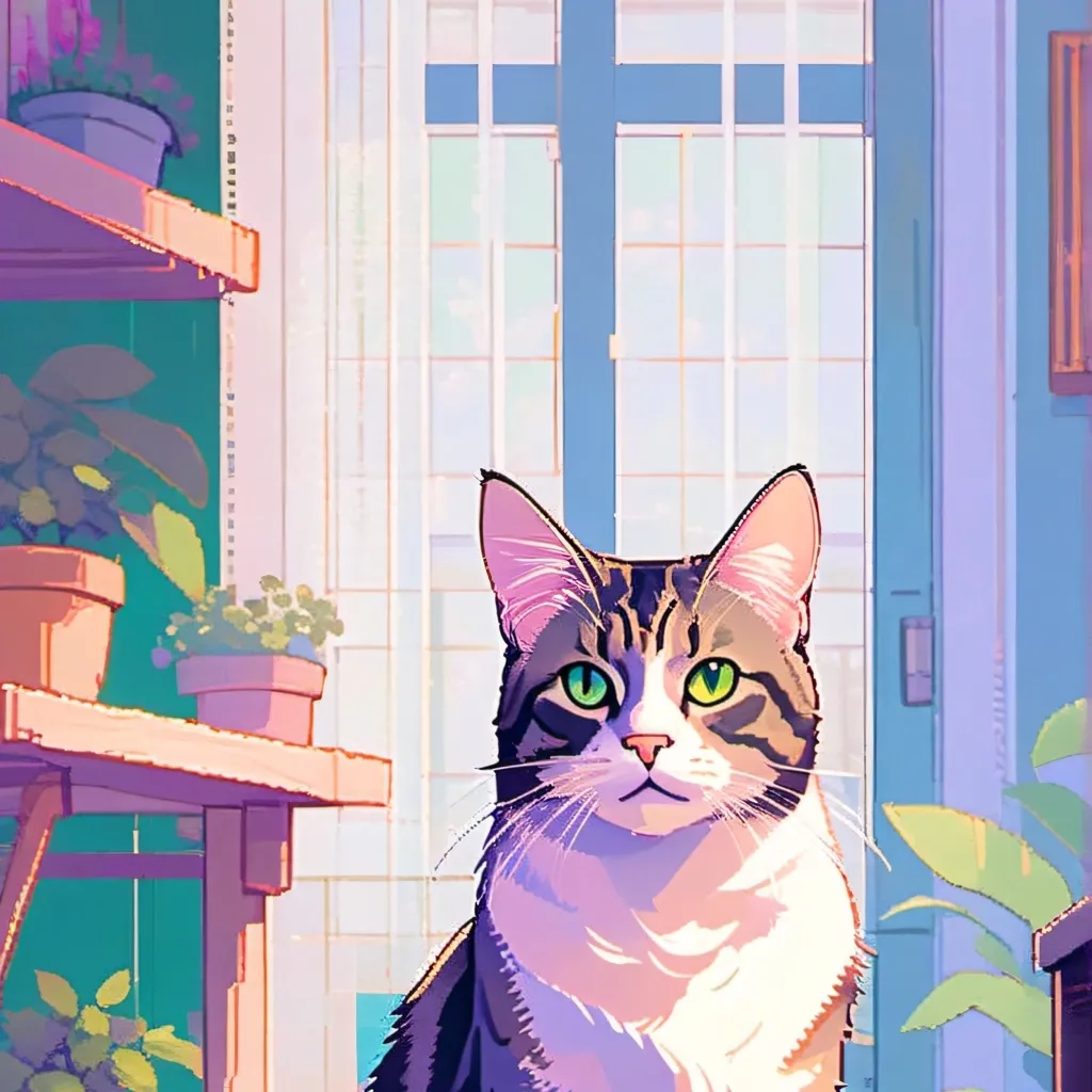 chat with ai character: cat