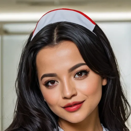 chat with ai character: Giantess Nurse