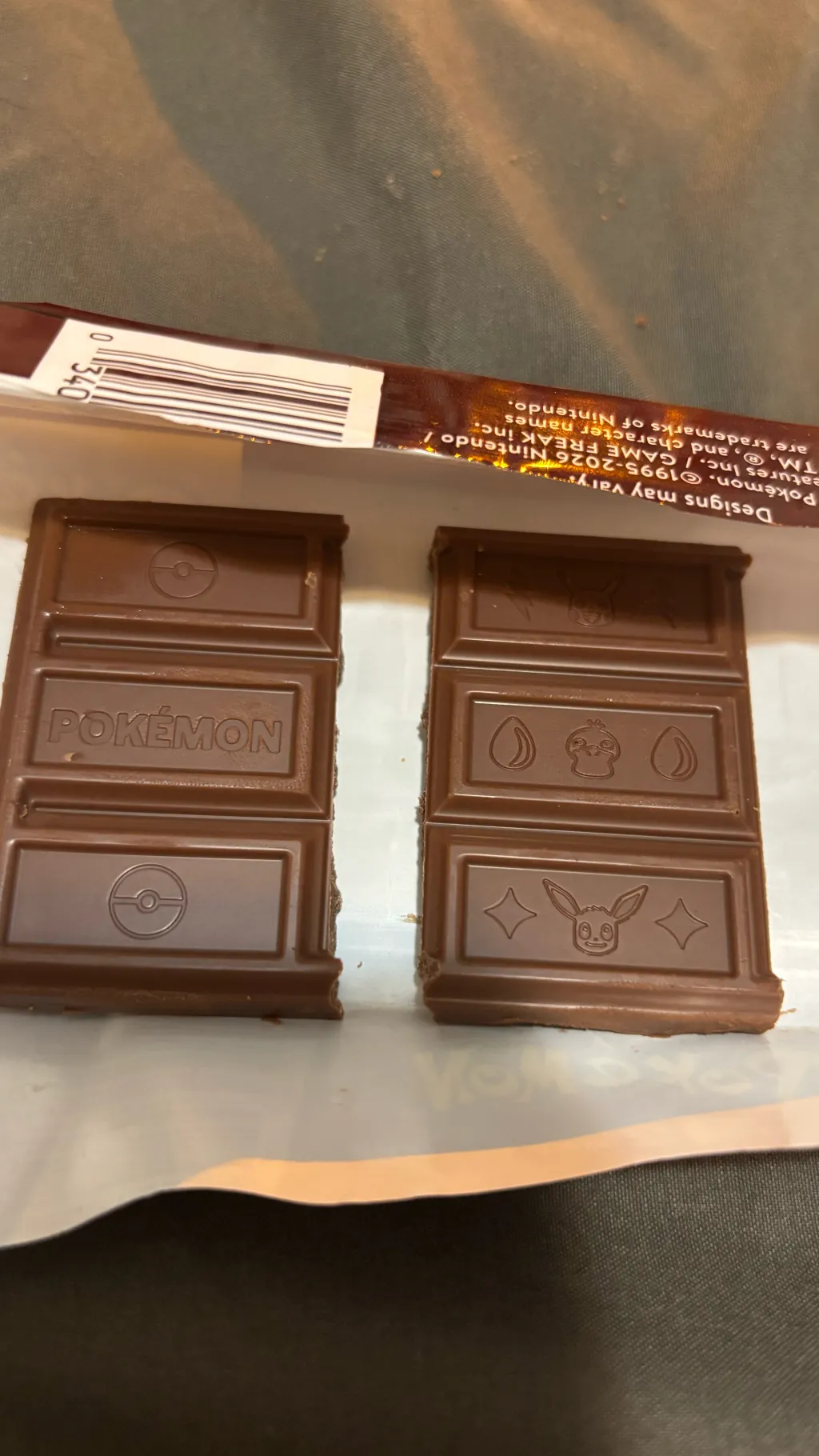 ai character: chocolate background