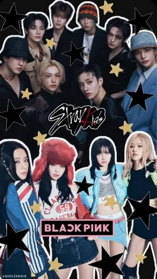 ai character: SKZ×BP background