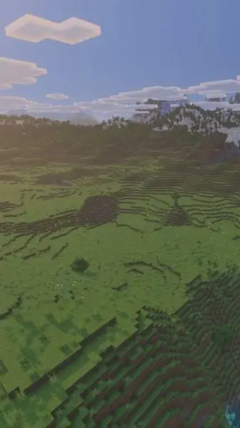 ai character: Minecraft World. background